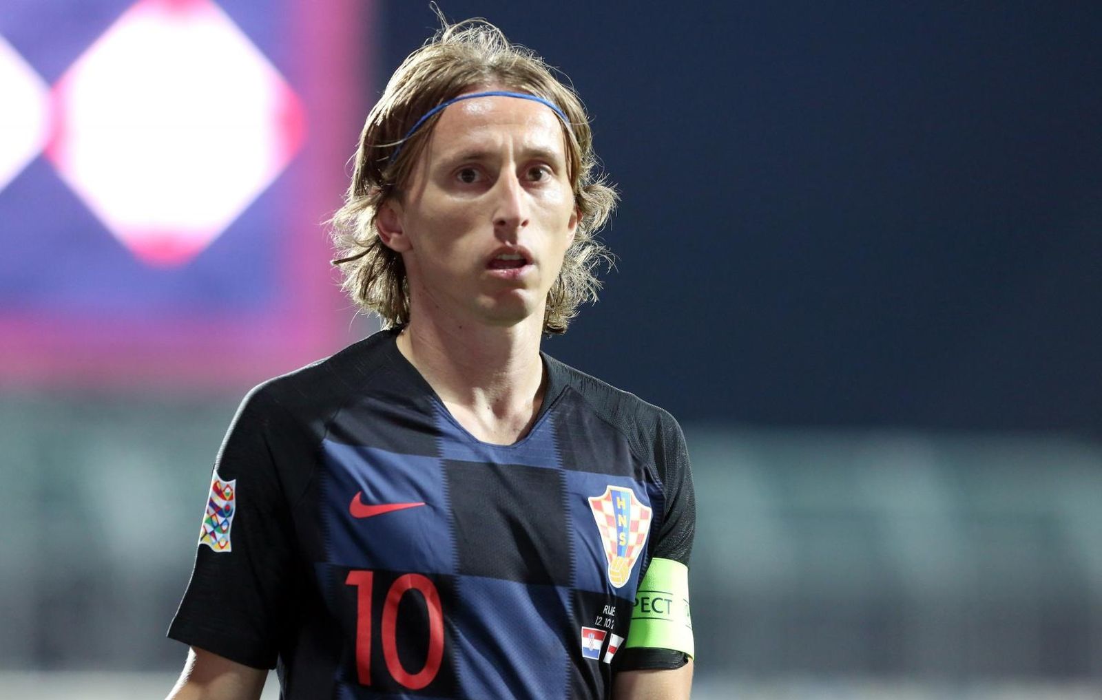 12.10.2018., Rujevica, Rijeka - Liga nacija, Hrvatska - Engleska.  Luka Modric
Photo: Goran Kovacic/PIXSELL