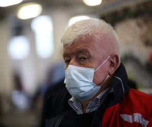 13.05.2021., Zagreb - Na Zagrebackom velesajmu zapocelo je cijepljenje obrtnika i njihovih zaposlenika povodom cega je odrzana konferencija za medije. Ravnatelj Nastavnog zavoda za javno zdravstvo "dr. Andrija Stampar" Zvonimir Sostar. Photo: Zeljko Hladika/PIXSELL