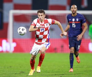 14.10.2020., stadion Maksimir, Zagreb - UEFA Liga nacija, 4. kolo grupe 3, skupine A, Hrvatska - Francuska. Ante Budimir Photo: Sanjin Strukic/PIXSELL
