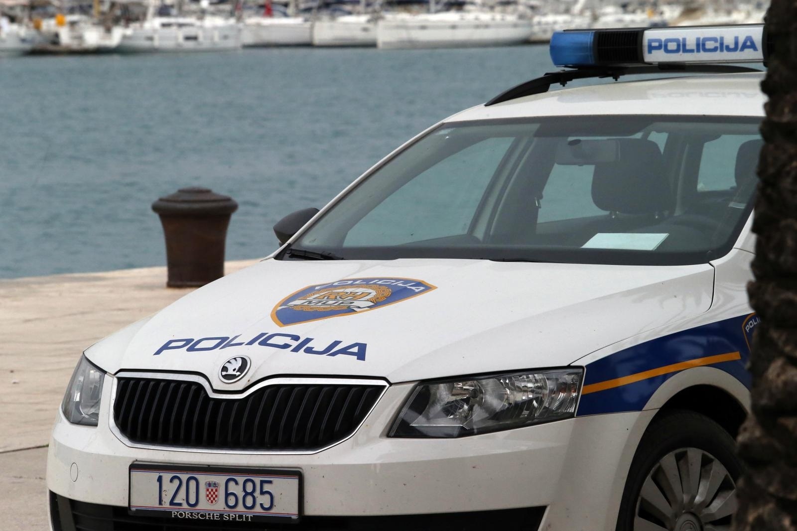 17.04.105., Split - Policija, automobi i policijske oznake.
Photo: Ivo Cagalj/PIXSELL