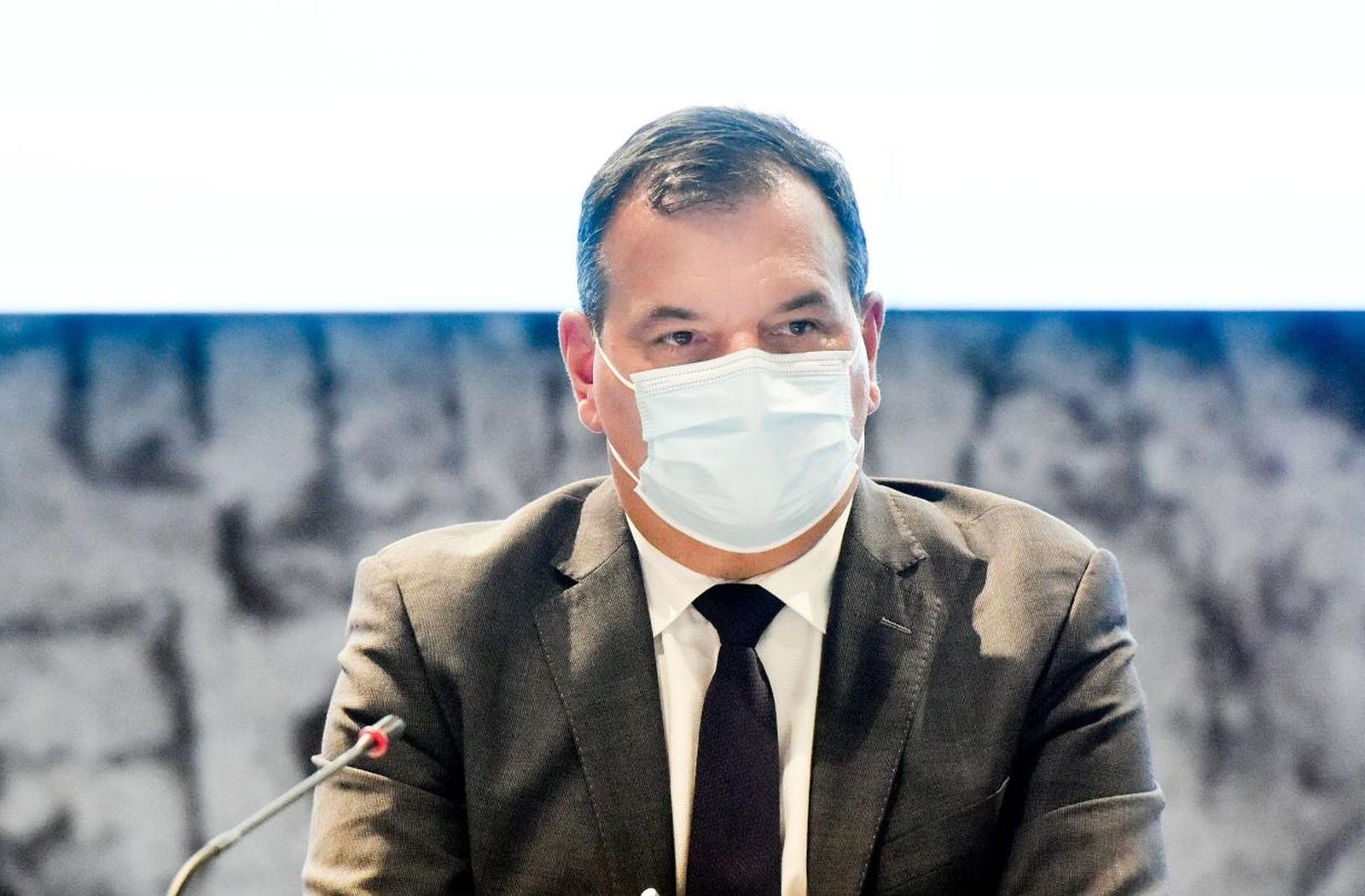 18.6.2021.,Zagreb -U NSK je odrzana redovna konferencija za medije nacionalnog stozera civilne zastite.
Photo: Davorin Visnjic/PIXSELL