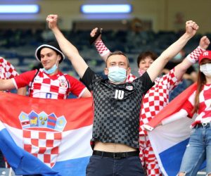18.06.2021., Glasgow, Skotska - Hampden Park. UEFA Europsko prvenstvo 2020, skupina D, 2. kolo, Hrvatska - Ceska. Navijaci
Photo: Luka Stanzl/PIXSELL