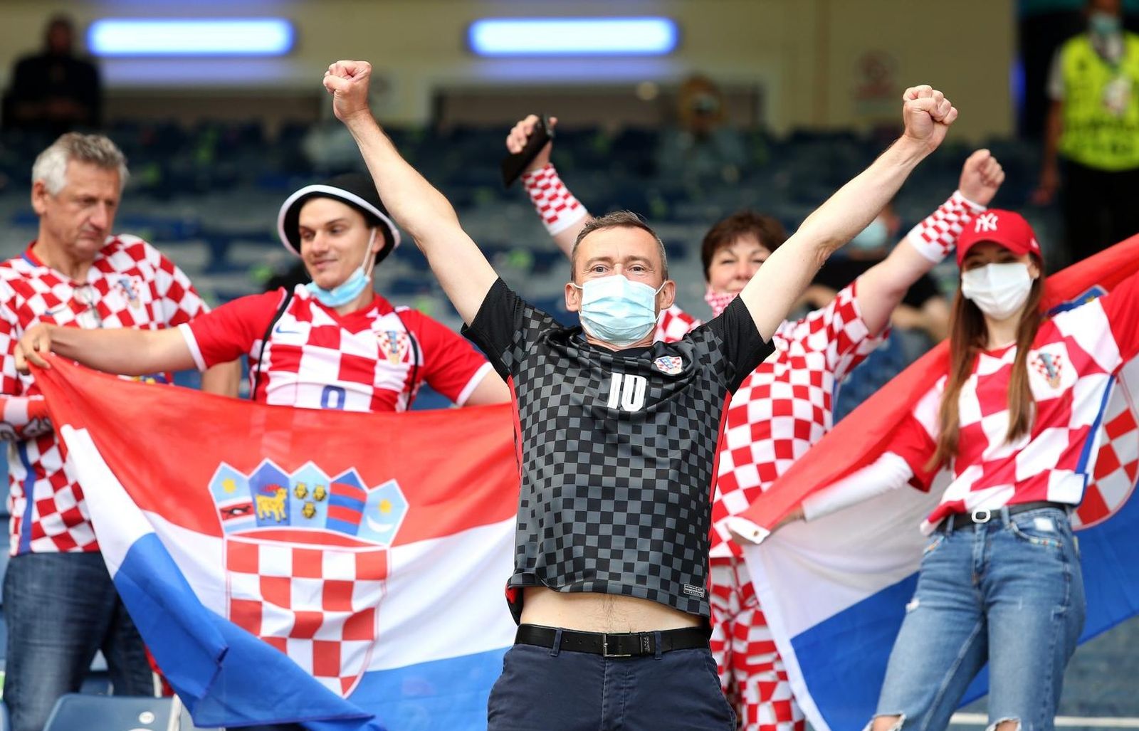 18.06.2021., Glasgow, Skotska - Hampden Park. UEFA Europsko prvenstvo 2020, skupina D, 2. kolo, Hrvatska - Ceska. Navijaci
Photo: Luka Stanzl/PIXSELL