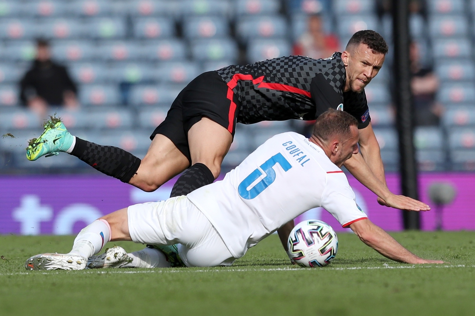 18.06.2021., Glasgow, Skotska - Hampden Park. UEFA Europsko prvenstvo 2020, skupina D, 2. kolo, Hrvatska - Ceska. 
Photo: Luka Stanzl/PIXSELL