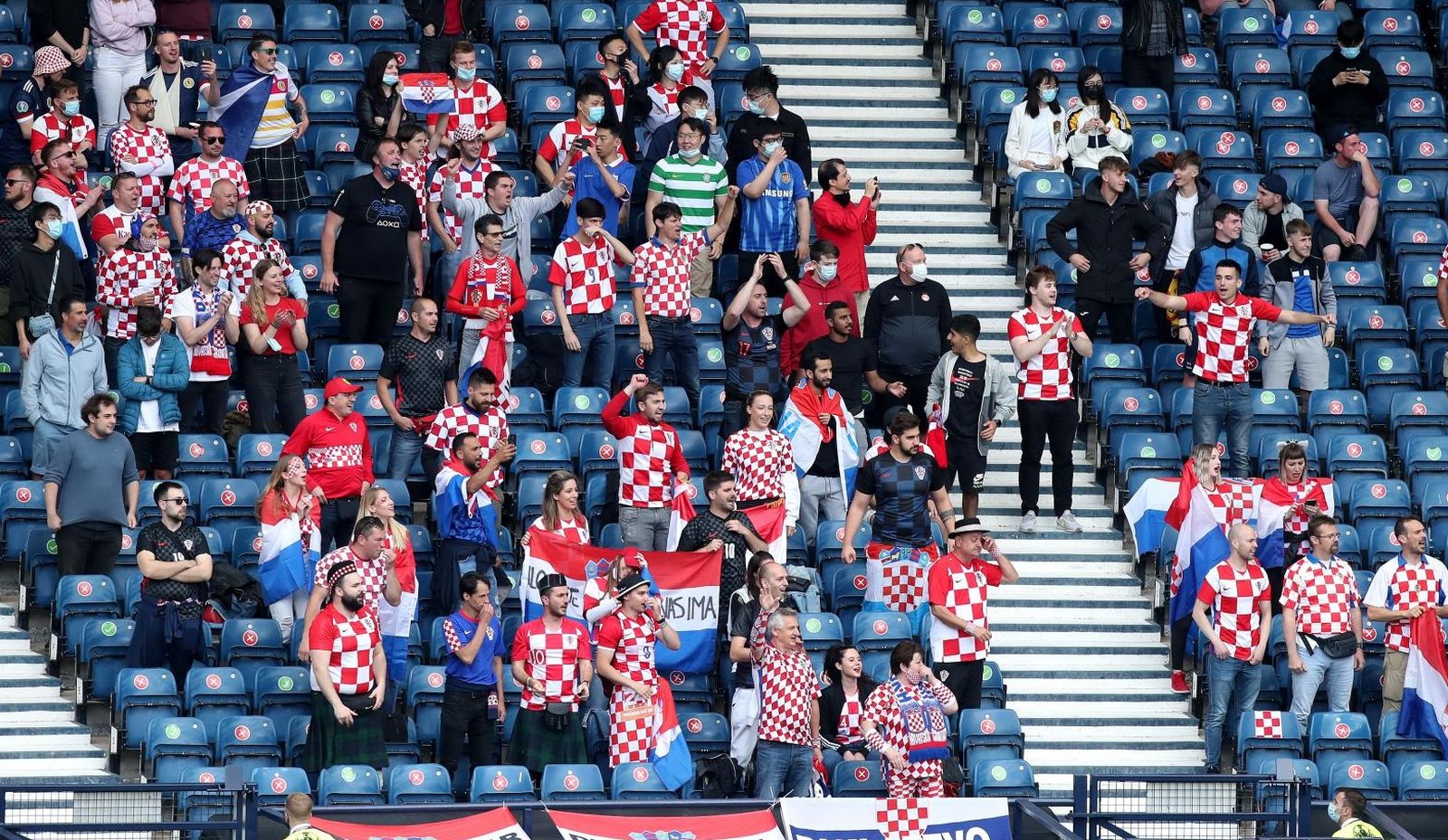18.06.2021., Glasgow, Skotska - Hampden Park. UEFA Europsko prvenstvo 2020, skupina D, 2. kolo, Hrvatska - Ceska. 
Photo: Goran Stanzl/PIXSELL