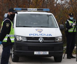 20.11.2020., Boraja - Policijska akcija nadzora brzine na podrucju cijele Sibensko-kninske zupanije.
Photo: Hrvoje Jelavic/PIXSELL