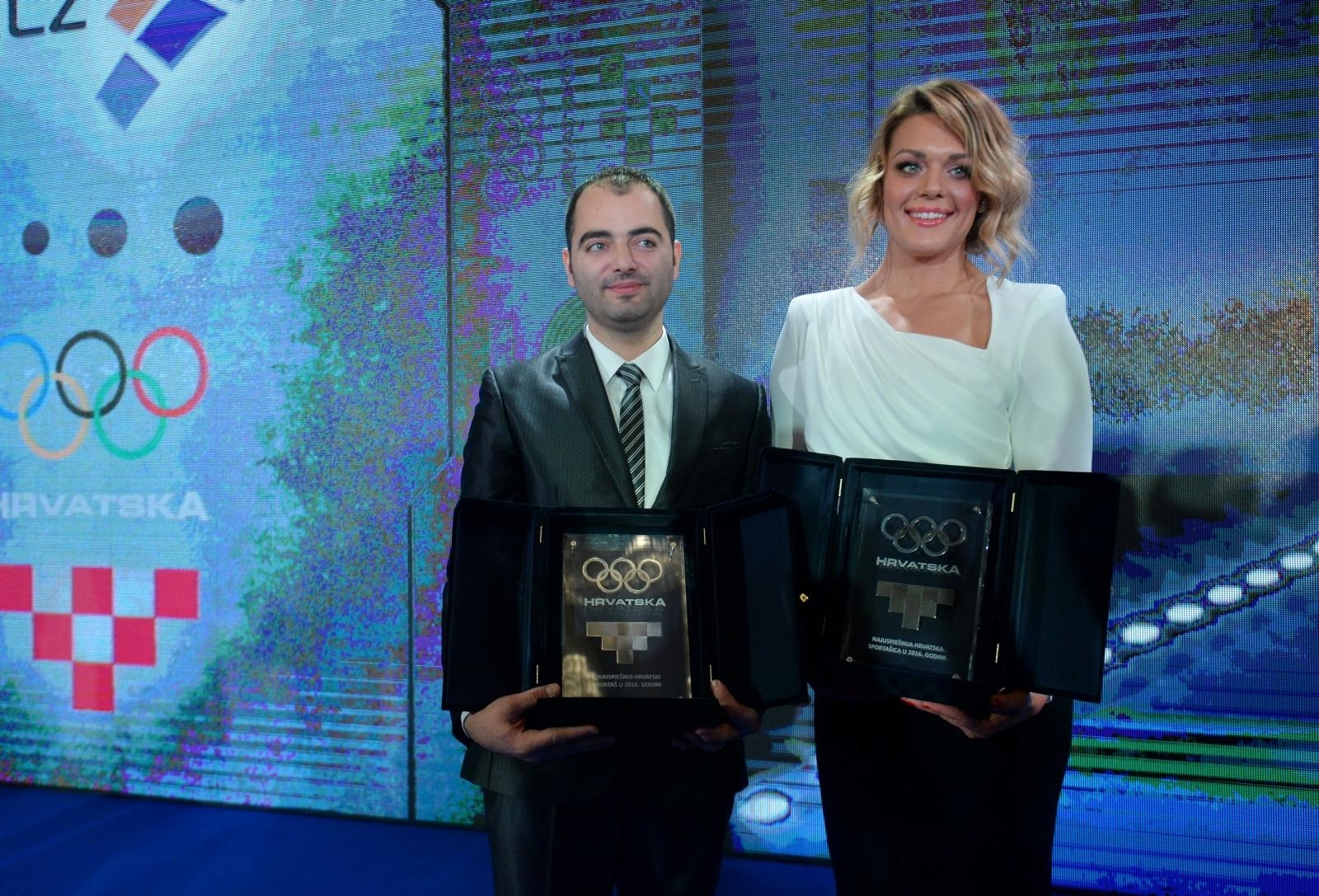 20.12.2016., Zagreb - Hotel Westin, veliki dan hrvatskog sporta, dodjela nagrada najuspjesnijim sportasima, sportasicama i ekipama u organizaciji Hrvatskog olimpijskog odbora. 
Photo: Marko Lukunic/PIXSELL