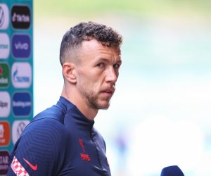21.06.2021., Firhill Stadium, Glasgow, Skotska - UEFA Europsko prvenstvo 2020, trening Hrvatske nogometne reprezentacije dan uoci utakmice 3. kola, skupine D protiv Skotske. Ivan Perisic. 
Photo: Luka Stanzl/PIXSELL