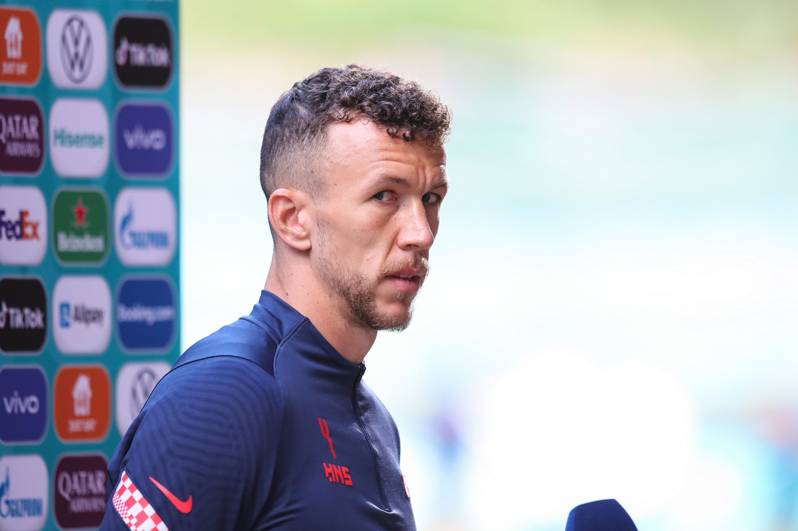 21.06.2021., Firhill Stadium, Glasgow, Skotska - UEFA Europsko prvenstvo 2020, trening Hrvatske nogometne reprezentacije dan uoci utakmice 3. kola, skupine D protiv Skotske. Ivan Perisic. 
Photo: Luka Stanzl/PIXSELL