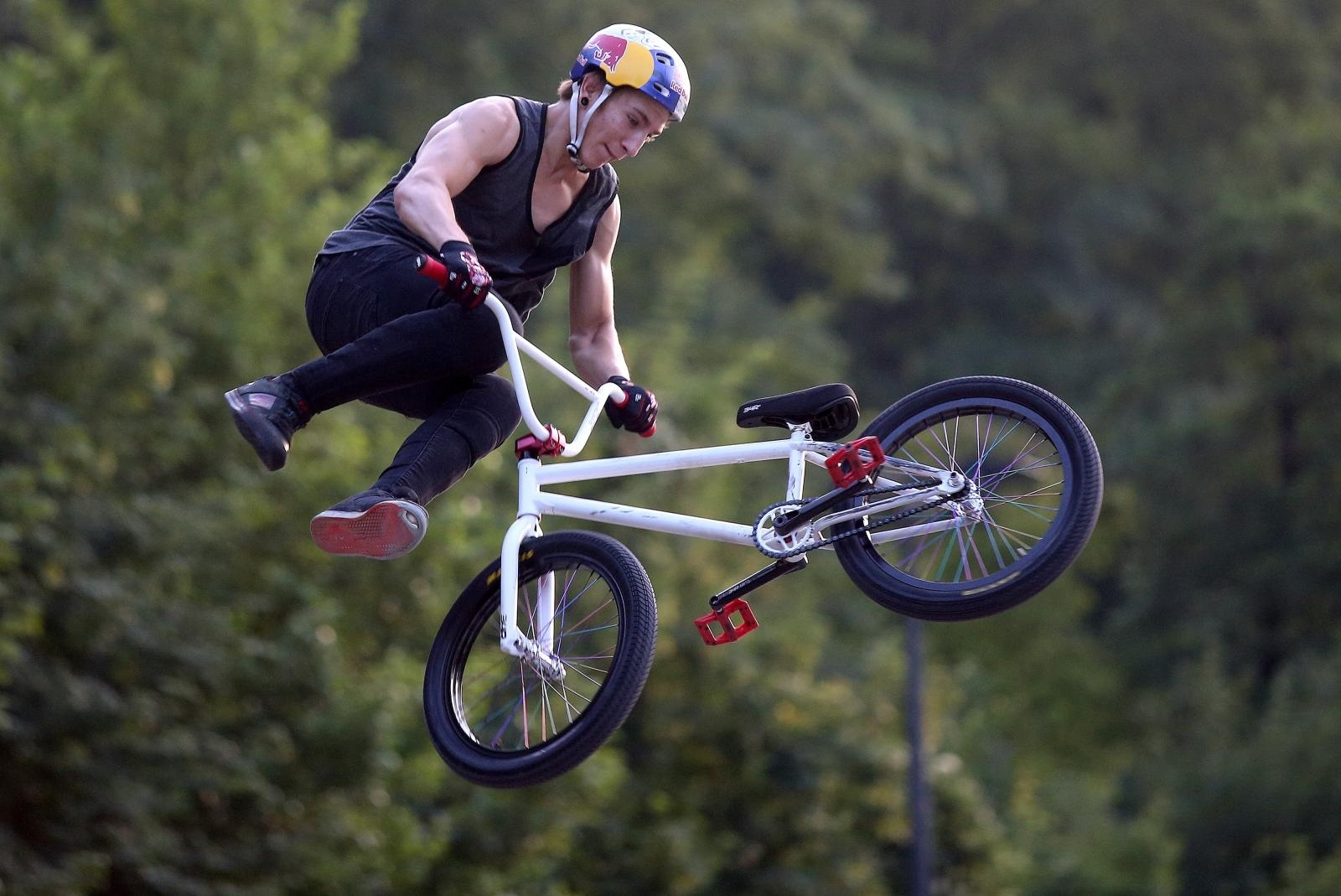 01.07.2016., Samobor - Samobor Open Air Festival. BMX vozac Marin Rantes na Red Bull jump boxu. Marin Rantes je pobjedio na FISE Svjetskom prventsvu u Kini te je postao svjetski prvak u BMX Freestyle kategoriji.
Photo: Igor Kralj/PIXSELL