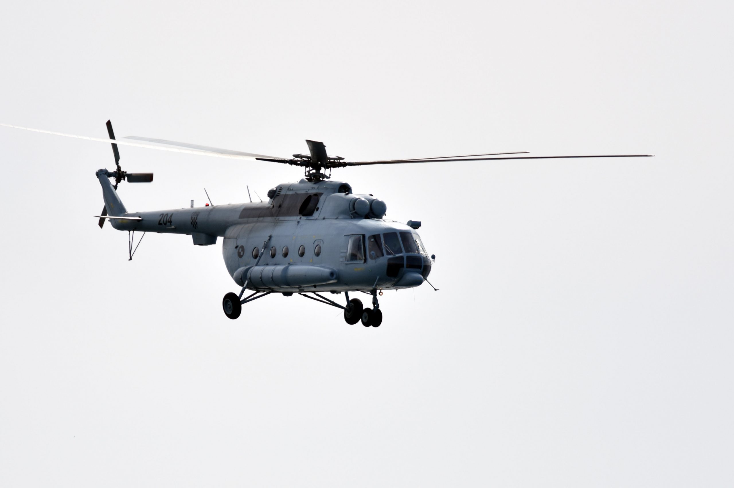 22.03.2018., Zadar -
Helikopter MI-8
Photo: Hrvoje Jelavic/PIXSELL