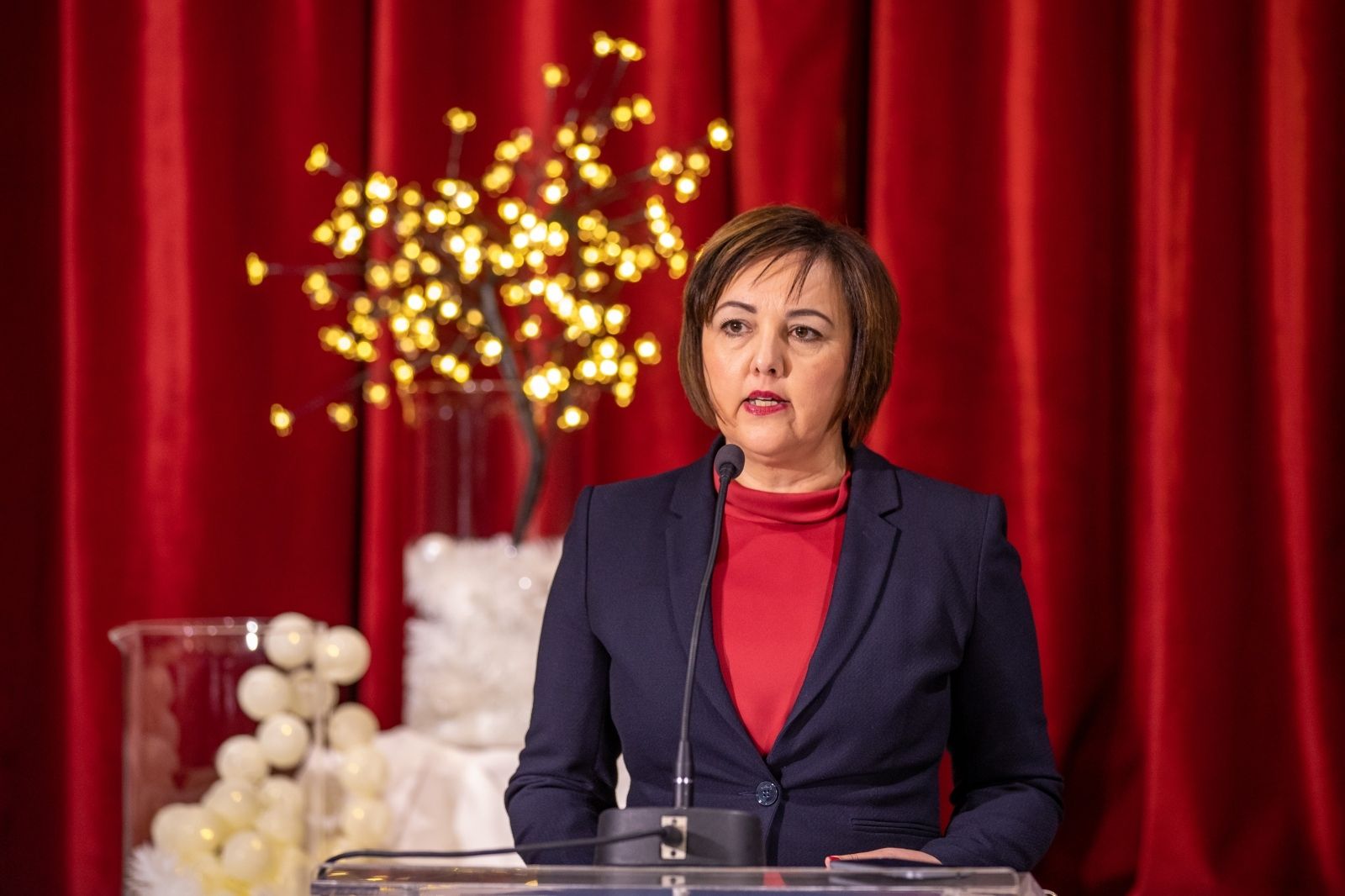 23.12.2020.., Pula - 

U Circolu (Zajednica Talijana Pula) odrzan je prijem za bozicne blagdane i Novu godinu Grada Pule i Istarske zupanije za predstavnike medija. NA prijemu se novinarima obratio Boris Miletic i zamjenica Istarskog zupana Sandra Cakic Kuhar. 

Photo: Srecko Niketic/PIXSELL