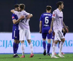 25.04.2021., stadion Maksimir, Zagreb - 31. kolo, Hrvatski Telekom Prva HNL, GNK Dinamo - HNK Hajduk. Josko Gvardiol, Stipe Biuk. 
Photo: Luka Stanzl/PIXSELL