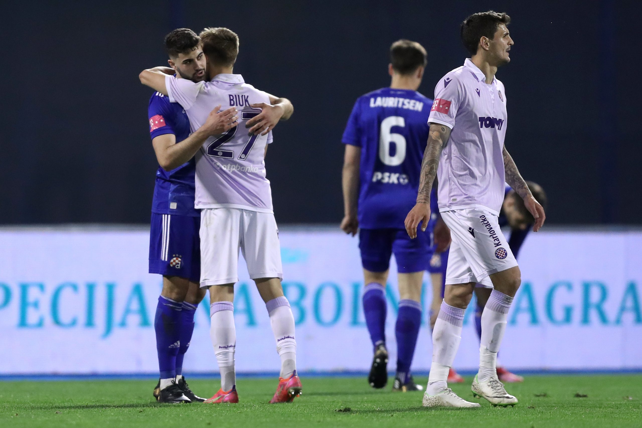 25.04.2021., stadion Maksimir, Zagreb - 31. kolo, Hrvatski Telekom Prva HNL, GNK Dinamo - HNK Hajduk. Josko Gvardiol, Stipe Biuk. 
Photo: Luka Stanzl/PIXSELL