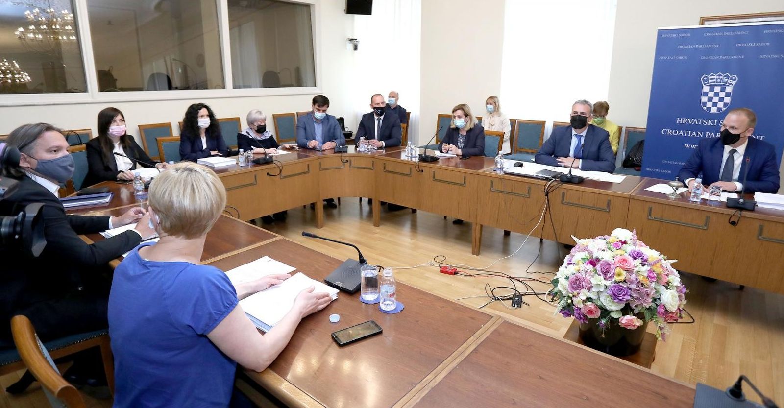 25.05.2021., Zagreb -U Saboru je pocela 16. sjednica Odbora za pravosudje, na kojoj se raspravlja o izboru predsjednika Vrhovnog suda Republike Hrvatske . 
Photo: Patrik Macek/PIXSELL