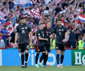 28.06.2021., Kopenhagen, Danska - Stadion Parken. UEFA Europsko prvenstvo 2020, osmina finala, Hrvatska - Spanjolska. Mario Pasalic 
Photo: Goran Stanzl/PIXSELL