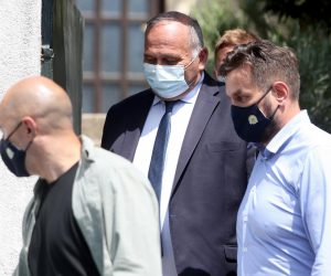 30.06.2021., Zagreb - Vijenac 2. Pretres kuce glavnog ravnatelja HRT-a Kazimira Bacica na Tuskancu zbog sumnje u korupciju. Photo: Igor Kralj/PIXSELL