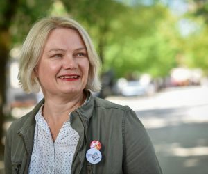 20.05.2021., Pazin - Suzana Jasic, kandidatkinja platforme Mozemo! za gradonacelnicu Pazina

Photo: Sasa Zinaja/NFoto/PIXSELL