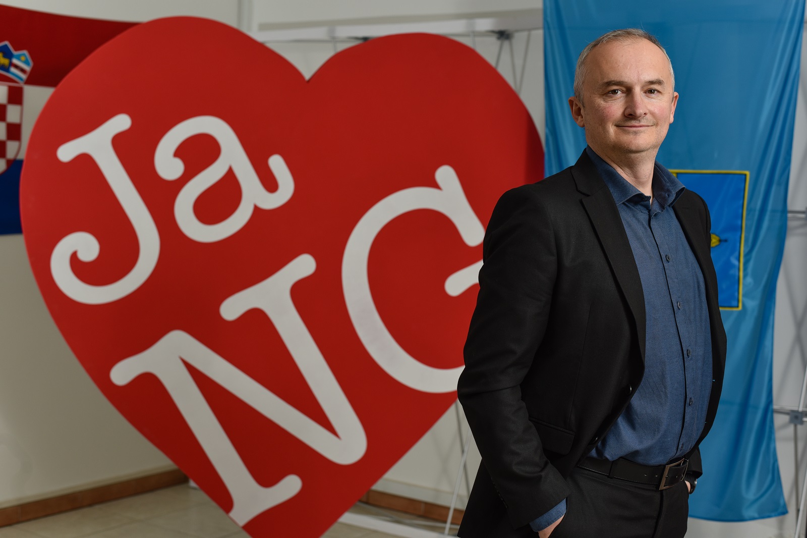 25.03.2021., Nova Gradiška - Vinko Grgić, kandidat za gradonačelnika Nove Gradiške.

Photo: Saša Zinaja/NFoto