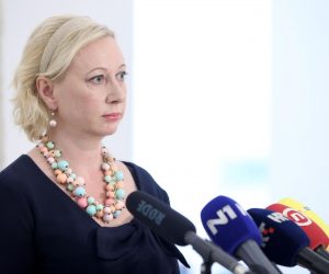 18.06.2021., Zagreb - Zastupnica Natalija Marticevic  komentirala je u Saboru suradnju sa HDZ-om. 
Photo: Patrik Macek/PIXSELL