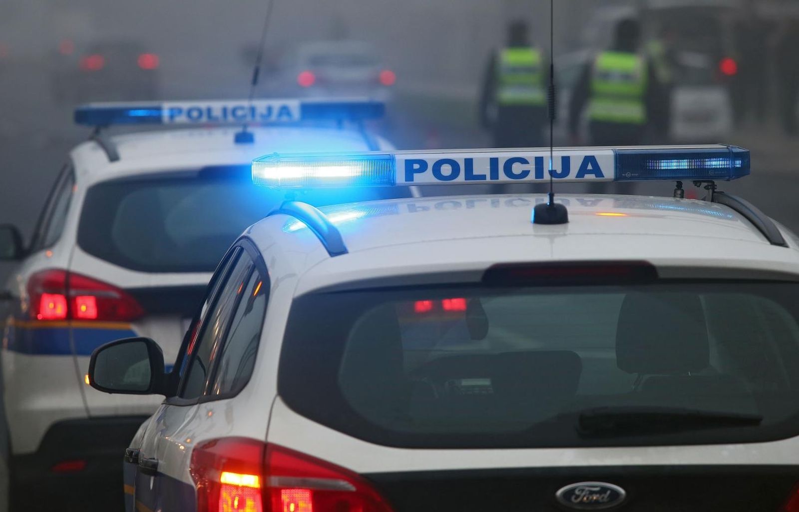 29.01.2018., Zagreb - Prometna nesreca na krizanju Zagrebacke avenije i Nehajske ulice. U naletu motociklista poginula je pjesakinja.
Photo: Jurica Galoic/PIXSELL