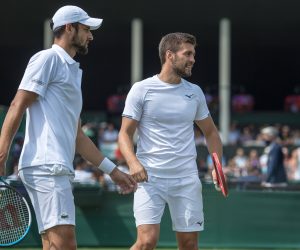 GB, London, 01/07/2021 - Nikola Mektic and Mate Pavic at Wimbledon, London, GB. Copyright: xx