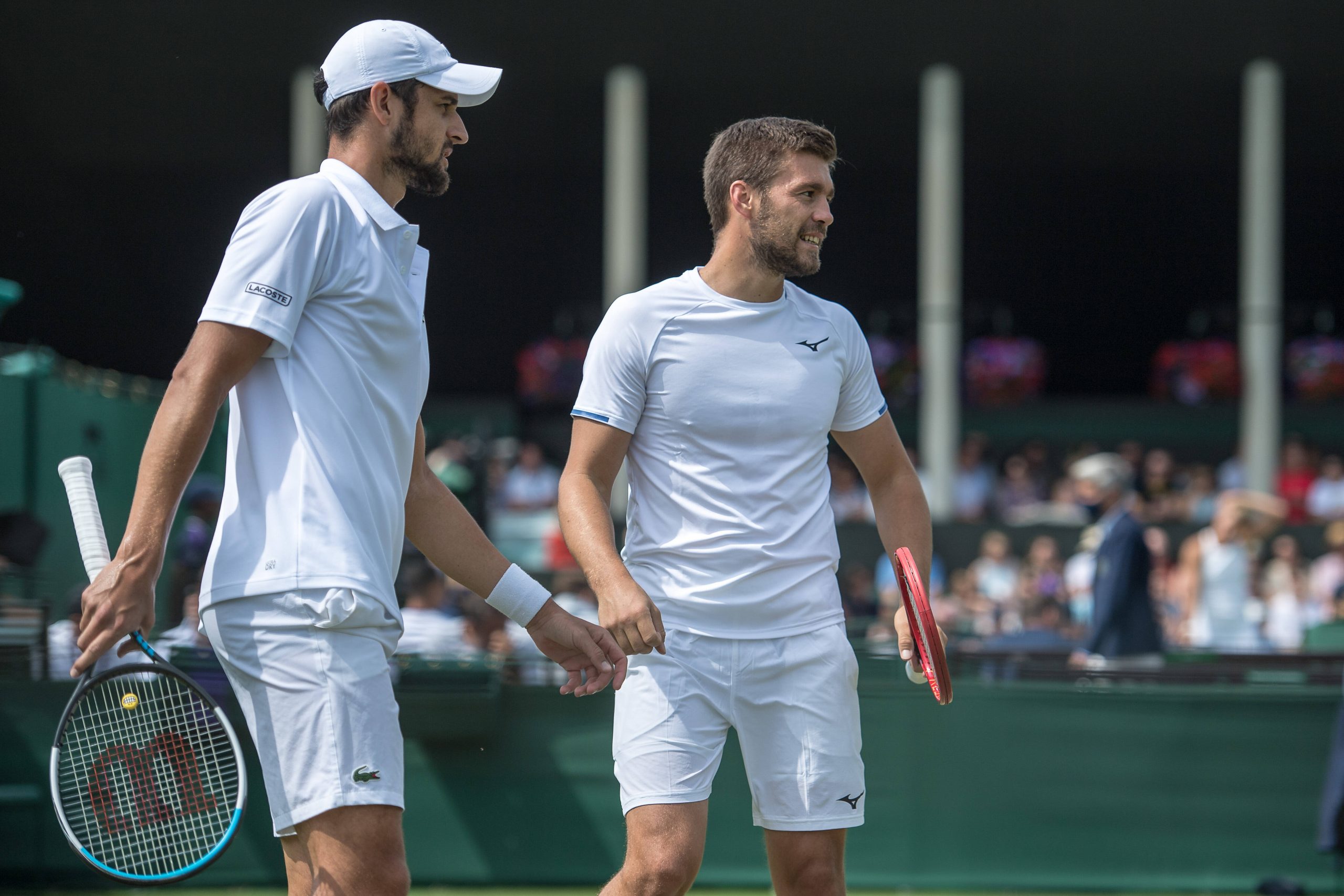 GB, London, 01/07/2021 - Nikola Mektic and Mate Pavic at Wimbledon, London, GB. Copyright: xx