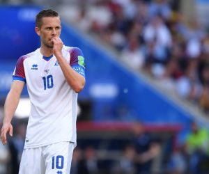 FUSSBALL WM 2018 Vorrunde Gruppe D Argentinien - Island 16.06.2018 Gylfi Sigurdsson (Island) *** FIFA World Cup 2018 Preliminary Group D Argentina Iceland 16 06 2018 Gylfi Sigurdsson Iceland PUBLICATIONxNOTxINxAUTxSUIxITA