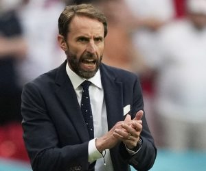 epa09311479 England manager Gareth Southgate reacts during the UEFA EURO 2020 round of 16 soccer match between England and Germany in London, Britain, 29 June 2021.  EPA/Frank Augstein / POOL (RESTRICTIONS: For editorial news reporting purposes only. Images must appear as still images and must not emulate match action video footage. Photographs published in online publications shall have an interval of at least 20 seconds between the posting.)