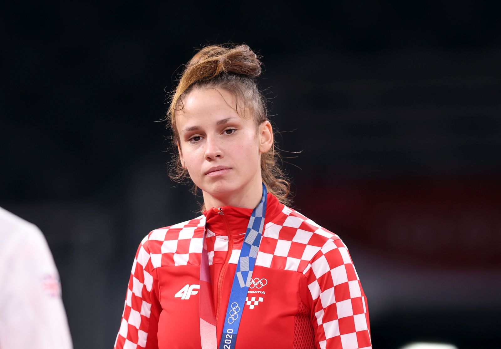 Tokio, 26.07.2021 - Hrvatska tekvondaica Matea Jelic (23) osvojila je naslov olimpijske pobjednice u kategoriji do 67 kilograma na Olimpijskim igrama u Tokiju, u finalu je uspjenija bila od Britanka Lauren Williams sa 25-21.
foto HINA/ Damir SENCAR/ ds