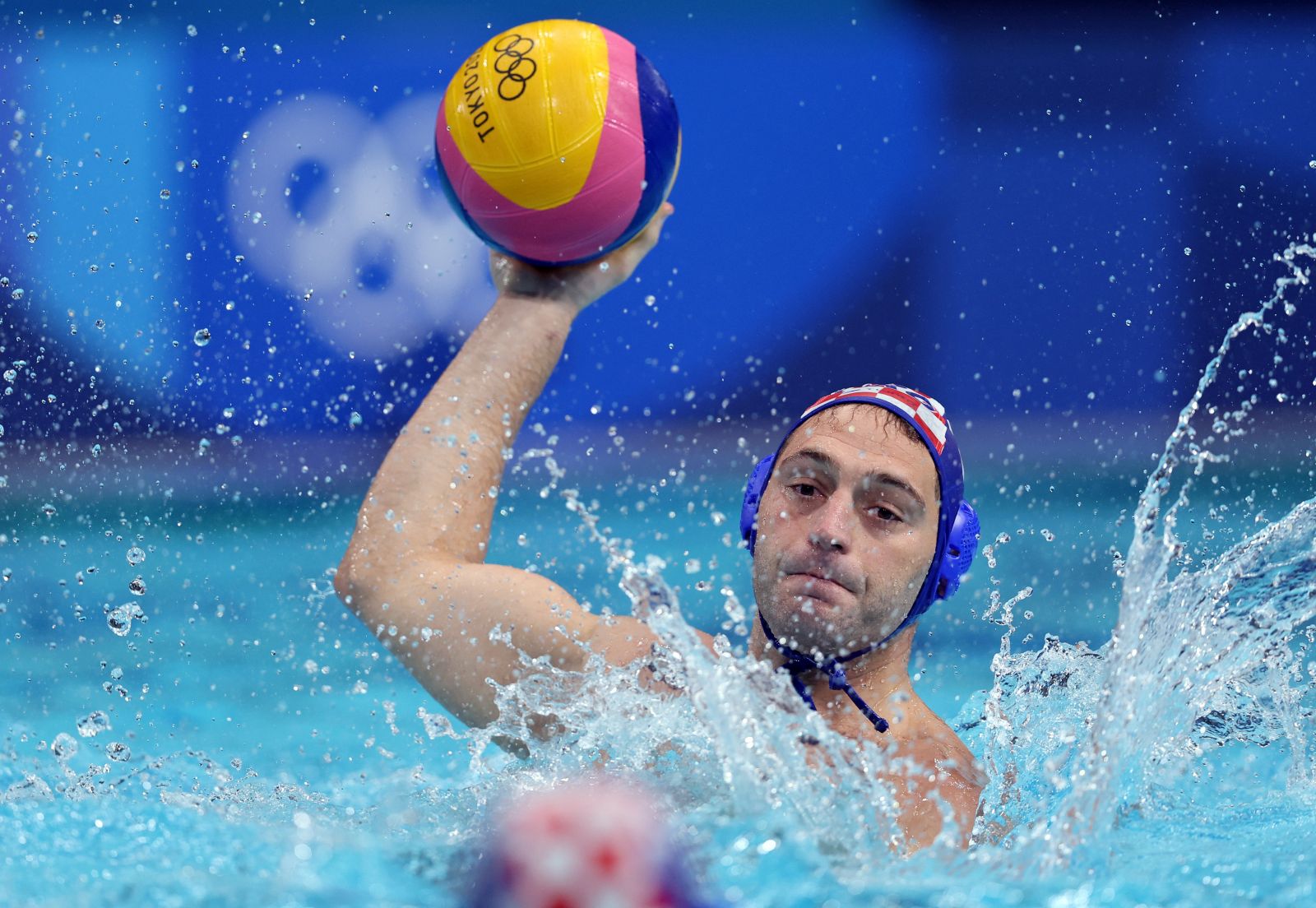 Tokio, 27.07.2021 - Vaterpolo utakmica 2. kola skupine B turnira na Olimpijskim igrama Tokio 2020, Australija - Hrvatska. Na slici Paulo Obradović.
foto HINA/ Damir SENČAR/ ds