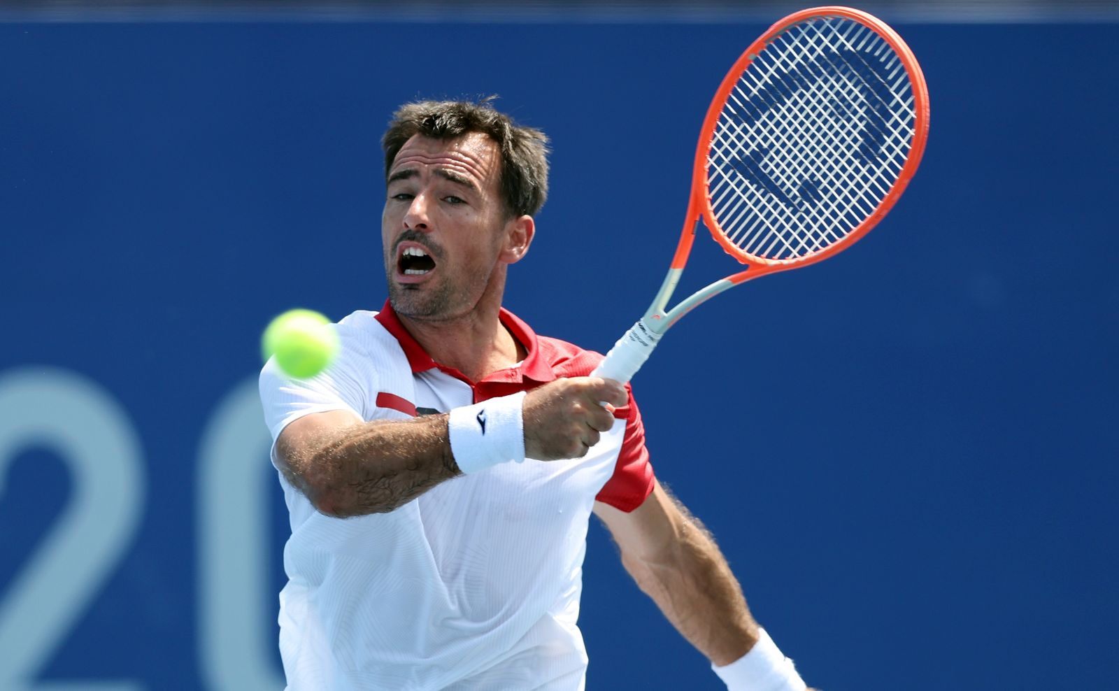 Tokio, 28.07.2021 - Cetvrtfinalni mec teniskog turnia Olimpijskih igara Tokio 2020, Marin Cilic, Ivan Dodig i Andy Murray, Joe Salisbury
foto HINA/ Damir SENCAR/ ds