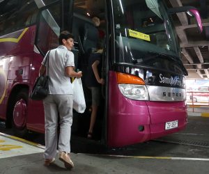 01.07.2016., Zagreb - Autobus prijevoznika Samoborcek na autobusnom kolodvoru.
Photo: Borna Filic/PIXSELL
