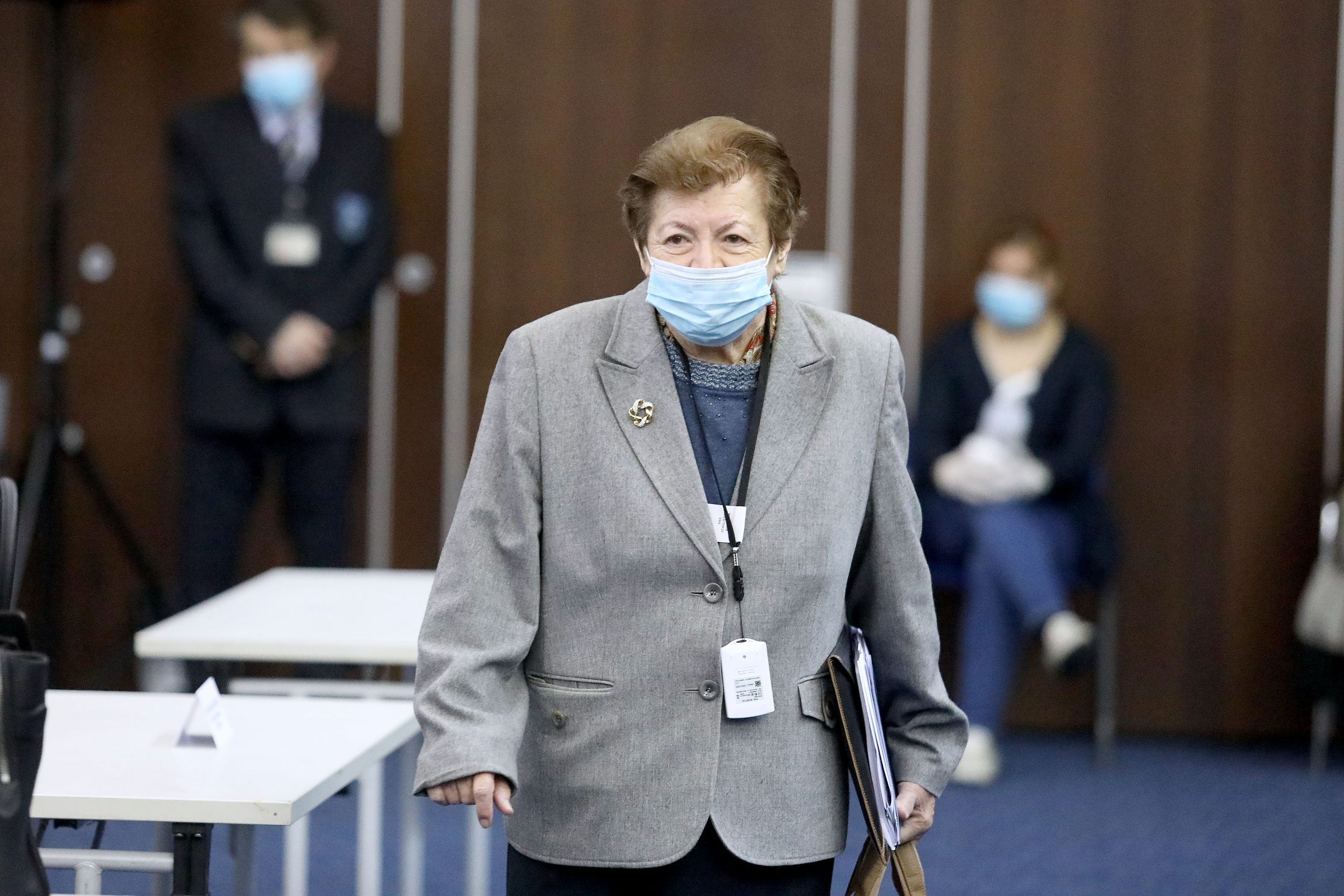 02.02.2021., Zagreb -Gradska skupstina Grada Zagreba u Kongresnoj dvorani Zagrebackog velesajma zapocela je svoju 39. sjednicu. Na dnevnom redu sjednice je prijedlog izmjena i dopunama Statuta Grada Zagreba, prijedlog izmjena zakljucka o pomoci gradjanima Zagreba  za obnovu nekretnina ostecenih u potresu, prijedlog zakljucka o izgradnji zgrada stambene namjene i davanju na koristenje stanova osobama ciji su stambeni objekti osteceni u potresima i druge tocke.
Photo: Patrik Macek/PIXSELL