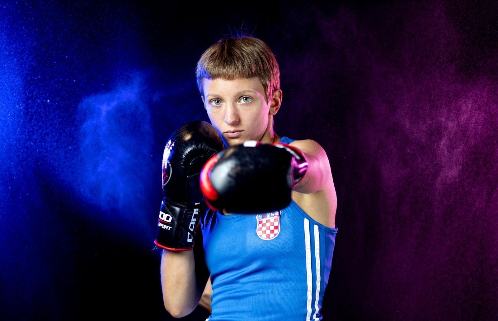 02.07.2021., Zagreb, Hrvatska - Nikolina Cacic postala je prva hrvatska boksacka olimpijka u povijesti nakon što je na olimpijskim kvalifikacijama u Parizu izborila Olimpijske igre u Tokiju u kategoriji 57 kg.
Photo: Igor Kralj/PIXSELL