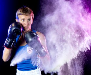 02.07.2021., Zagreb, Hrvatska - Nikolina Cacic postala je prva hrvatska boksacka olimpijka u povijesti nakon što je na olimpijskim kvalifikacijama u Parizu izborila Olimpijske igre u Tokiju u kategoriji 57 kg.
Photo: Igor Kralj/PIXSELL