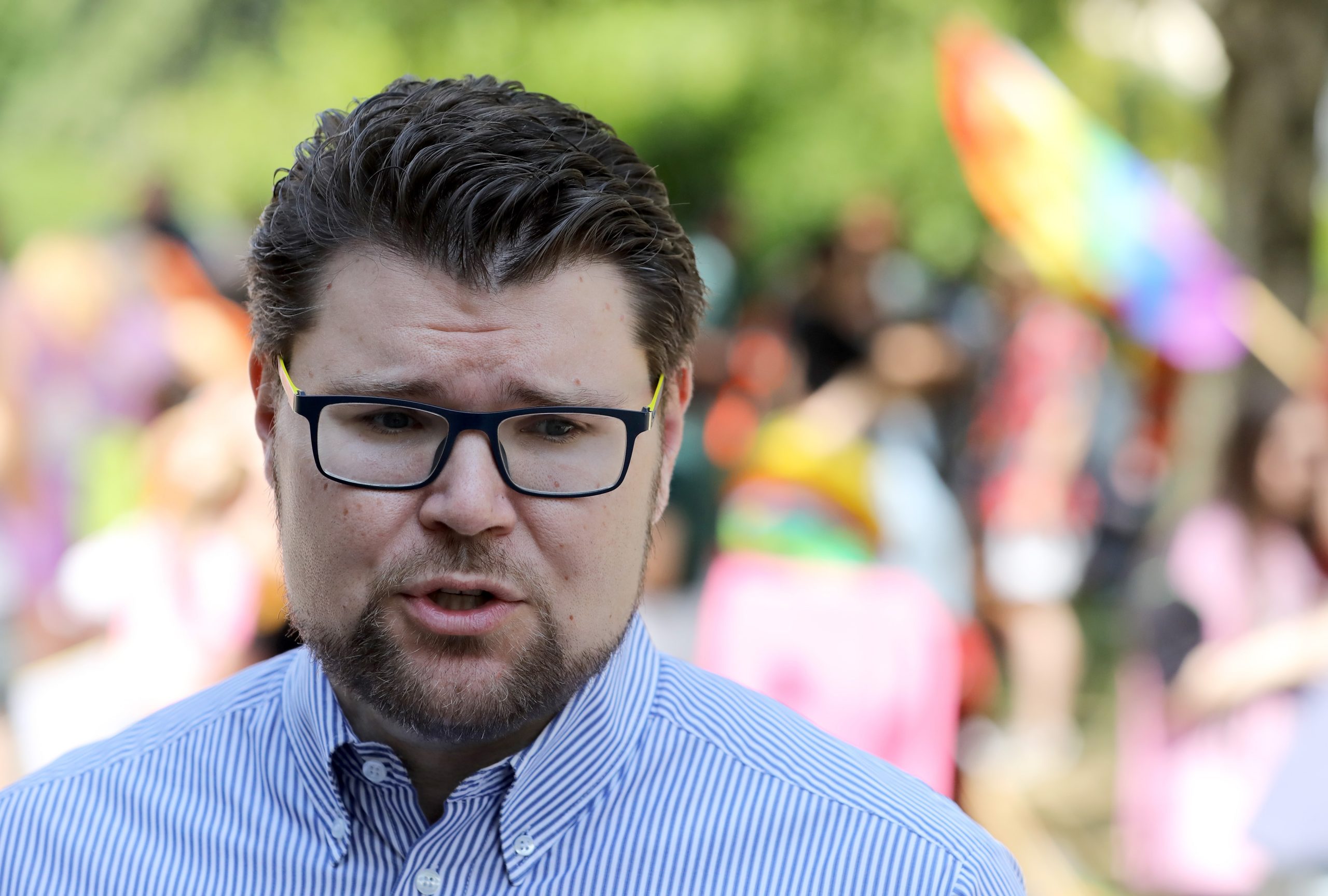 03.07.2021., Zagreb - 20. Povorka ponosa LGBTIQ osoba i obitelji Zagreb Pride 2021 pod sloganom "Prajd zauvijek". Photo: Jurica Galoic/PIXSELL
