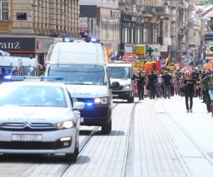03.07.2021., Zagreb - 20. Povorka ponosa LGBTIQ osoba i obitelji Zagreb Pride 2021 pod sloganom "Prajd zauvijek". Photo: Matija Habljak/PIXSELL