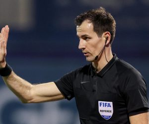 07.03.2021., stadion Maksimir, Zagreb - Hrvatski Telekom Prva liga, 24. kolo, GNK Dinamo - HNK Rijeka. Sudac Duje Strukan Photo: Marko Prpic/PIXSELL