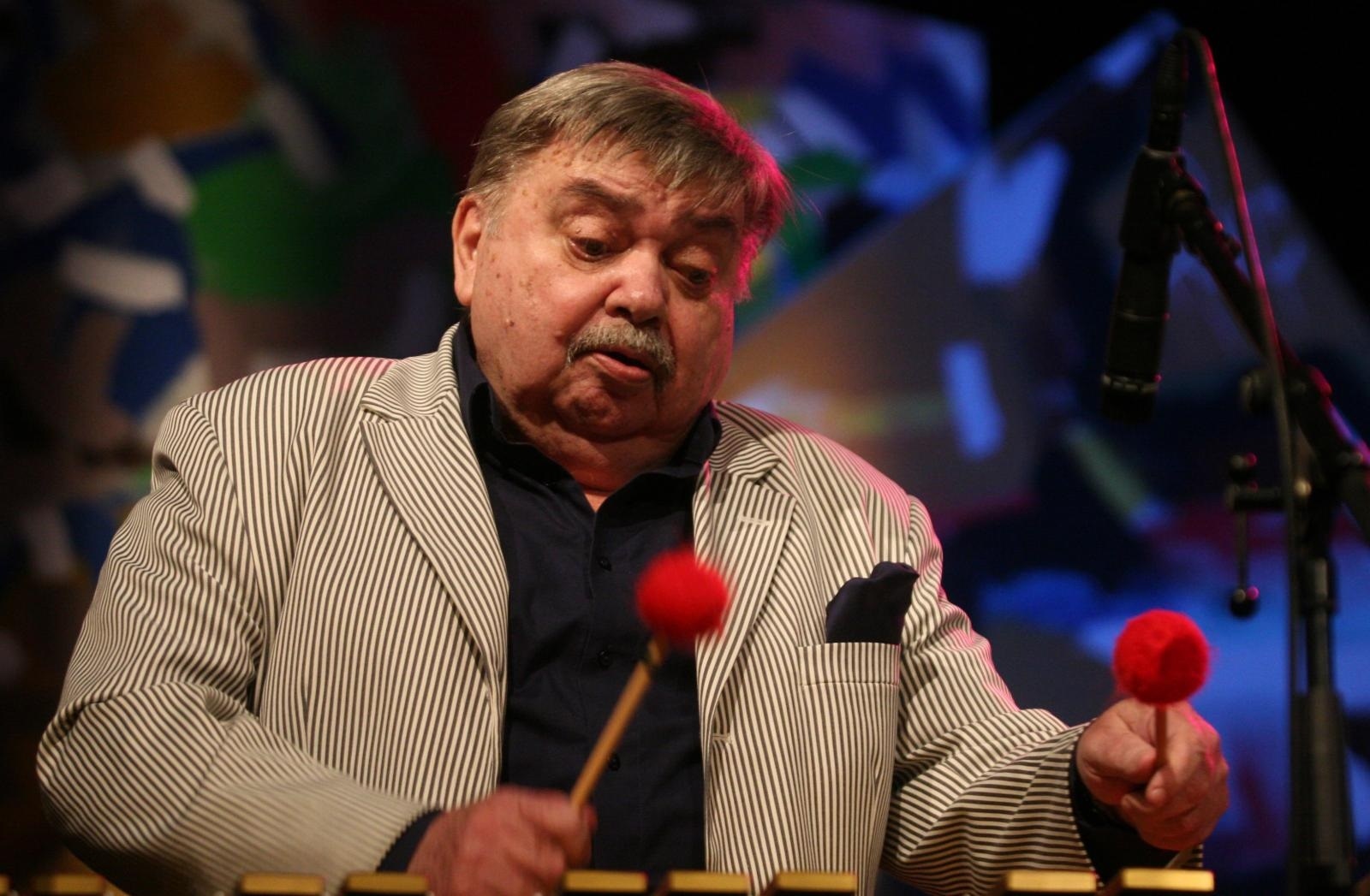 13.04.2010., Zagreb - Proljetna revija jazza u maloj dvorani Vatroslava Linsinskog, Bosko Petrovic (18.2.1935., Bjelovar - 10.1.2011., Zagreb) slavi 75. rodjendan. 
Photo: Zarko Basic/PIXSELL