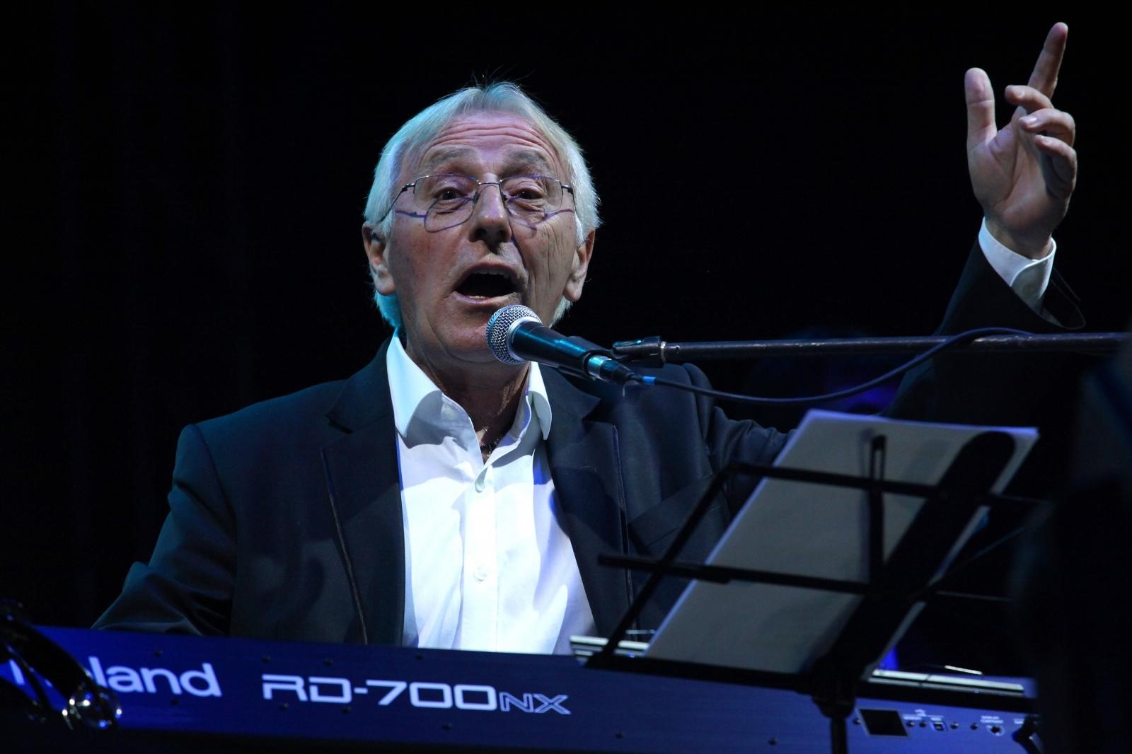 22.03.2012., Zadar - Koncert Olivera Dragojevica (7.12.1947., Split -  29. 7.2018., Split) u dvorani Kresimira Cosica.
Photo: Zeljko Mrsic/PIXSELL