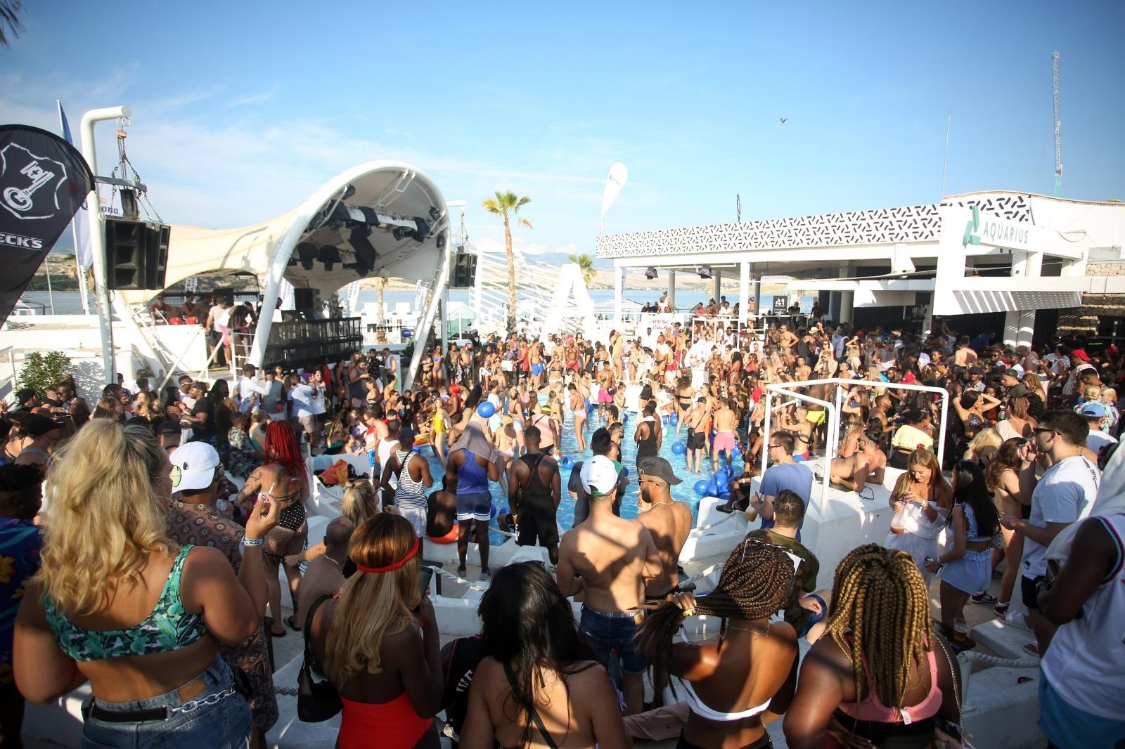 Novalja: After party u klubu Aquarius trećeg dana Fresh Island festivala na Zrću 12.07.2018., Novalja, otok Pag - After party u klubu Aquarius treceg dana Fresh Island festivala na plazi Zrce. 

Photo: Luka Stanzl/PIXSELL