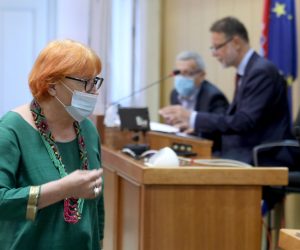 12.07.2021., Zagreb - Zastupnica Rada Boric podnijela je MIP-u zahtjev za mirovanje mandata. U Saboru bi je trebala zamijeniti Ivana Kekin
Photo: Patrik Macek/PIXSELL