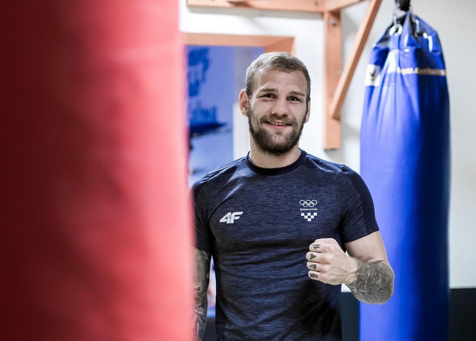 13.07.2021., Split - Trening hrvatskog boksackog prvaka Luke Plantica uoci odlaska na Olimpijske igre u Japan.
Photo: Milan Sabic/PIXSELL