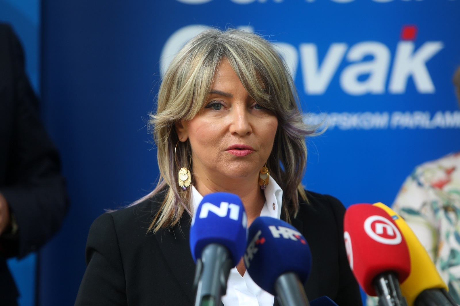 14.07.2021., Plitvicka jezera - Predsjednik Vlade Andrej Plenkovic nazocio jena konferenciji koja se na temu „Uloga zena u kreiranju Europe buducnosti“ odrzava u sklopu Konferencije o buducnosti Europe Suncane Glavak. Uz predsjednika Vlade nazocile su ministrice poljoprivrede Marija Vuckovic, ministrica regionalnoga razvoja i fondova Europske unije Natasa Tramisak, ministrica turizma i sporta Nikolina Brnjac te ministrica kulture i medija Nina Obuljen Korzinek, zupan Licko senjske zupanije Ernest Petry i Marija Kustić.
Photo: Kristina Stedul Fabac/PIXSELL