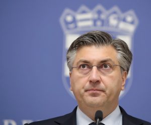 14.11.2020., Zagreb - Konferencija za medije premijera Andreja Plenkovica u Banskim dvorima povodom rasta kreditnog rejtinga. 
Photo: Goran Stanzl/PIXSELL