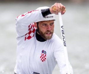 14.05.2021., Zagreb - Najbolji hrvatski kanuist u slalomu na divljim vodama i evidentni olimpijski kandidat za Tokio, Matija Marinic na treningu na brzacima rijeke Save kod zagrebacke toplane.
Photo: Igor Kralj/PIXSELL