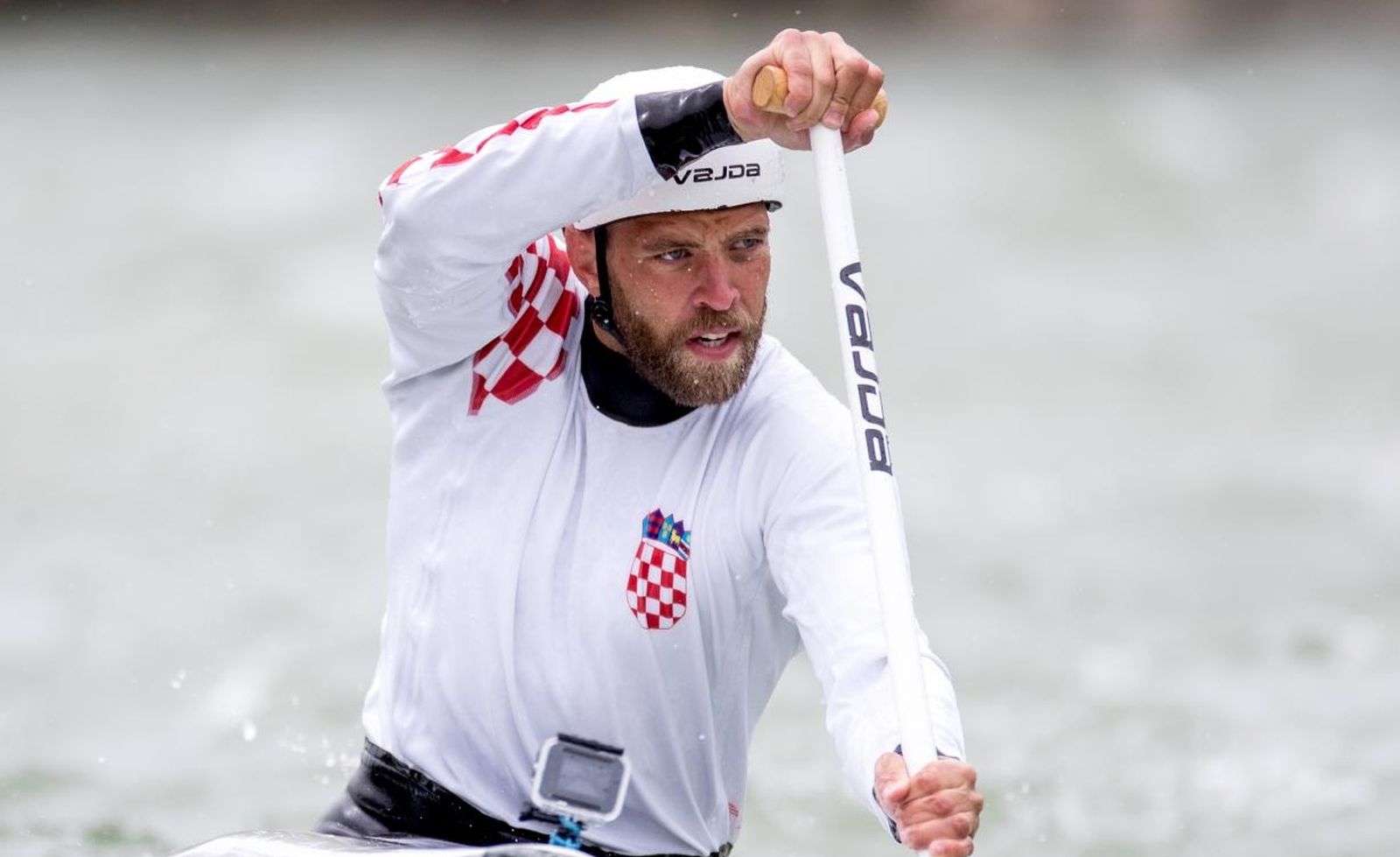 14.05.2021., Zagreb - Najbolji hrvatski kanuist u slalomu na divljim vodama i evidentni olimpijski kandidat za Tokio, Matija Marinic na treningu na brzacima rijeke Save kod zagrebacke toplane.
Photo: Igor Kralj/PIXSELL