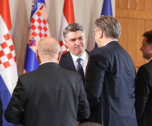 18.02.2020., Zagreb - Svecana ceremonija inauguracije izabranog predsjednika Republike Hrvatske Zorana Milanovica.  Zoran Milanovic.

Photo: Damir Sencar/HINA/POOL/PIXSELL