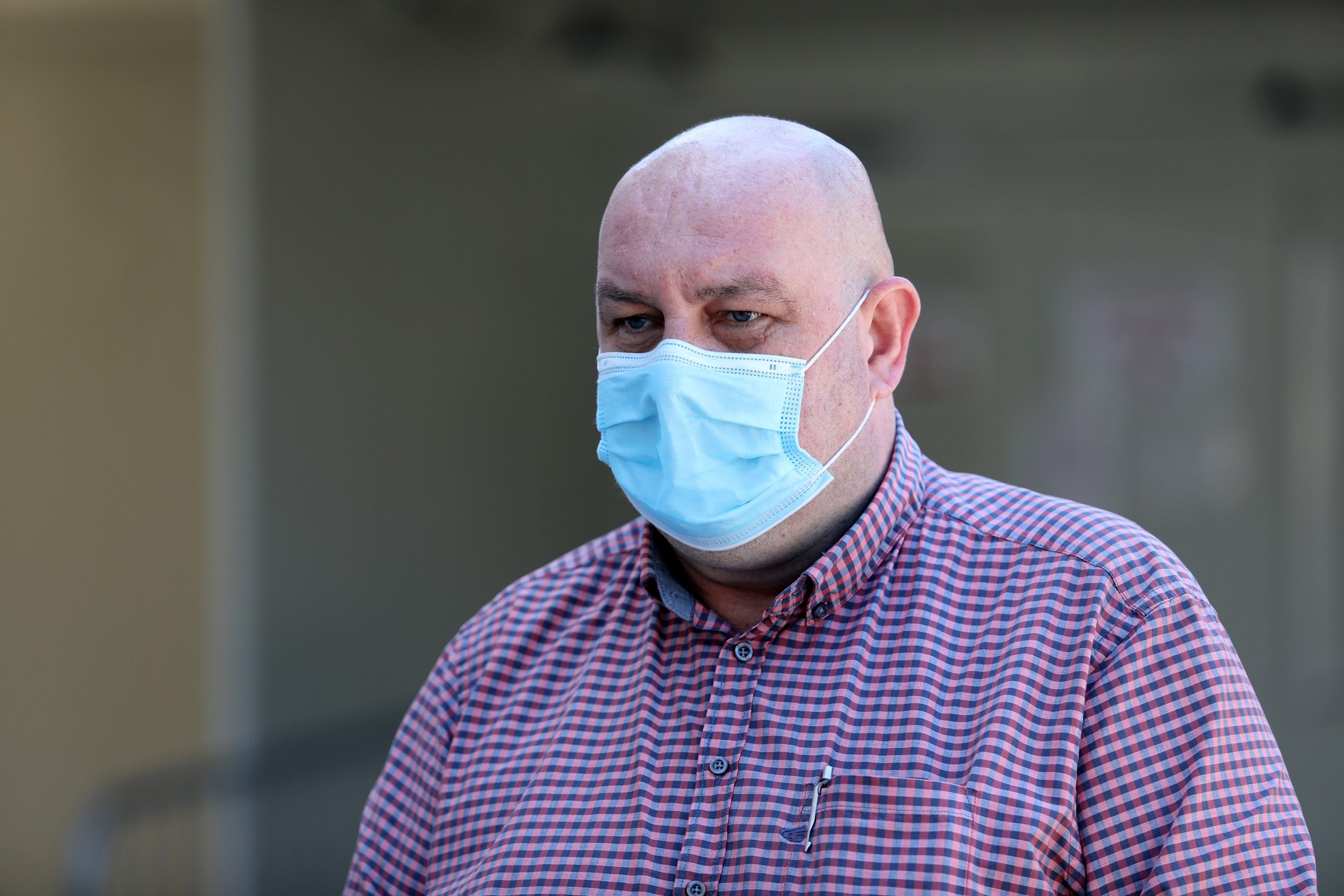 18.05.2021., Rijeka - Konferencija za medije Dobrice Roncevica epidemiologa Nastavnog zavoda za javno zdravstvo Primorsko goranske zupanije, jer je PGZ danas zupanija sa najmanje novozarazenih osoba COVID-om 19. 
 Photo: Goran Kovacic/PIXSELL